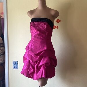 Jessica McClintock Pink Backless Dress